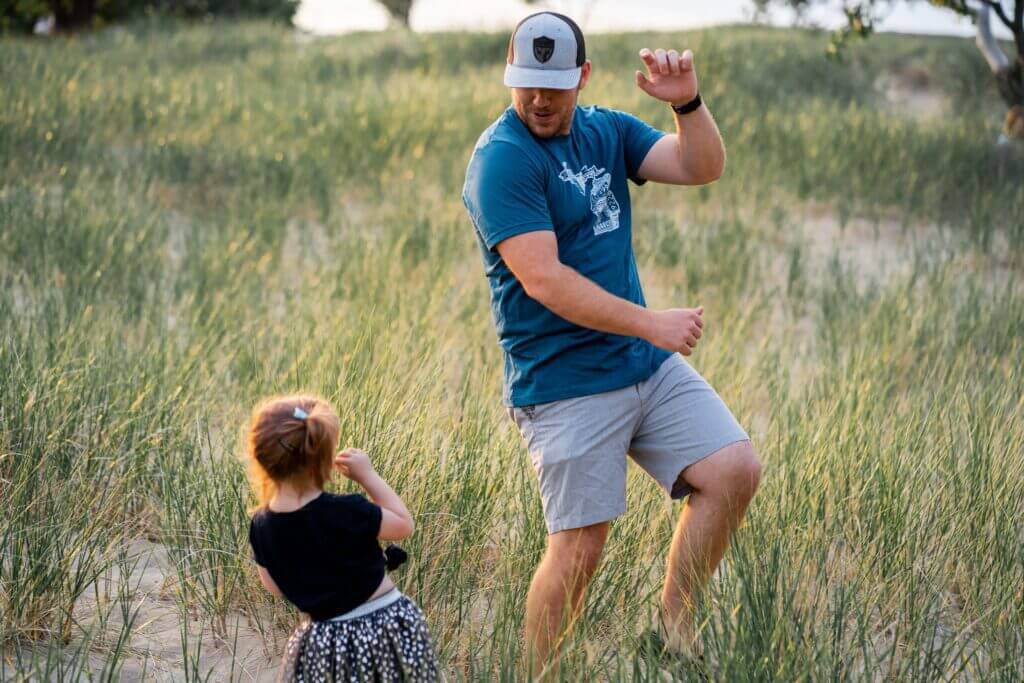 Activities for babies Having a dance session is a great activity for babies