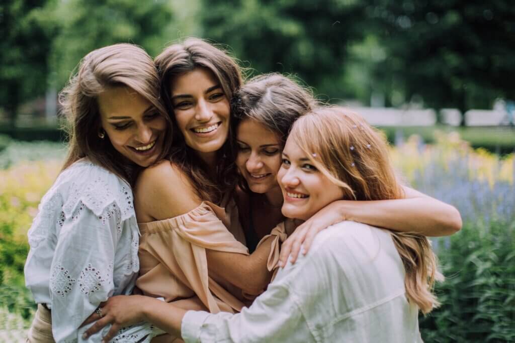 Getting together with friends is a self-care idea for stay at home moms. Getting together with friends is a self-care idea for stay at home moms.