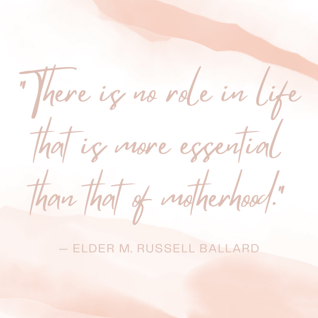 Stay-at-home mom quote