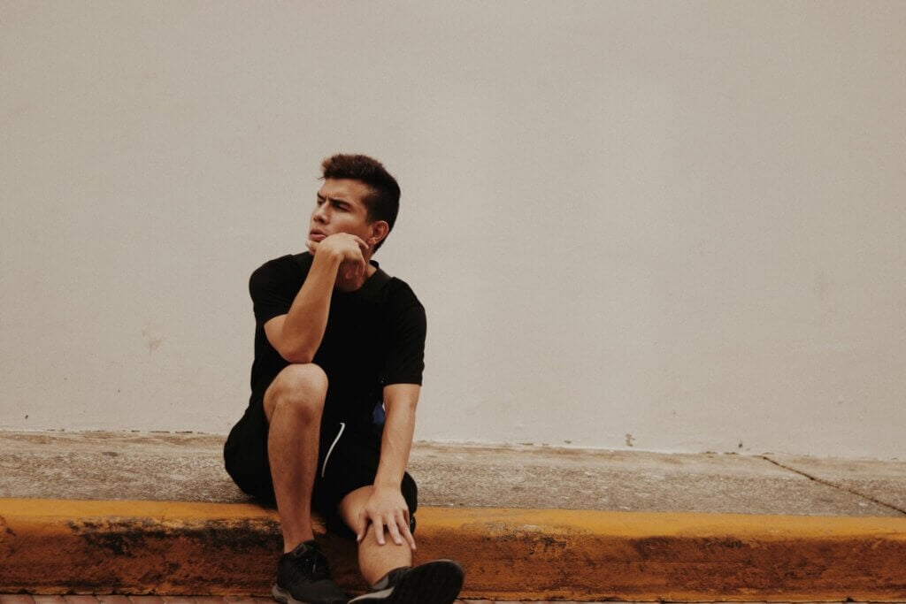 Photo of Man With Hand on Chin thinking “ What is a stay-at-home mom?”